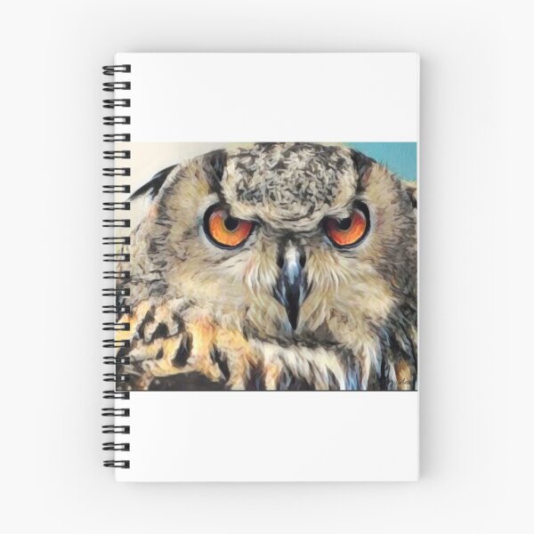 Item preview, European Eagle Owl | Serious Owl designed and sold by DreamDesignsByT.