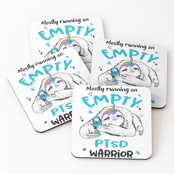 Item preview, Mostly running on Empty PTSD Warrior designed and sold by ElizabethS809.