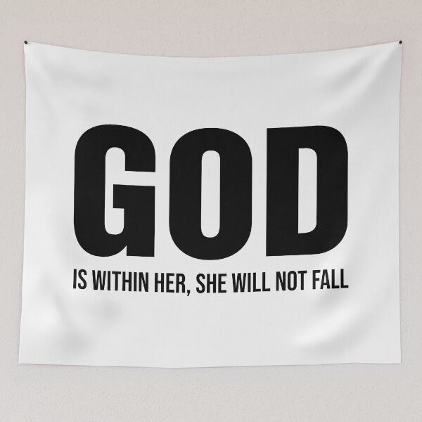Item preview, God Is Within Her She Will Not Fall Psalm 46:5 designed and sold by allysmar.