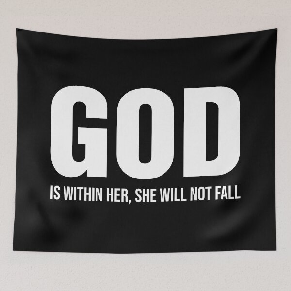 Item preview, God Is Within Her She Will Not Fall Psalm 46:5 designed and sold by allysmar.