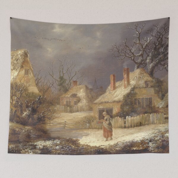 Item preview, George Smith  A Winter Landscape  designed and sold by OldTimeArt.