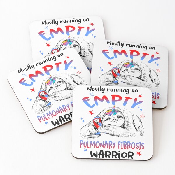 Item preview, Mostly running on Empty Pulmonary Fibrosis Warrior designed and sold by ElizabethS809.