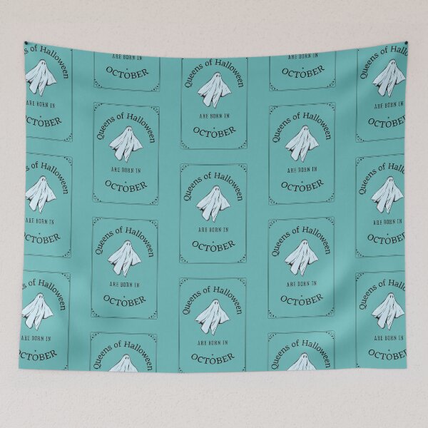 Item preview, Queens of Halloween Are Born in October Blue designed and sold by shirabee.