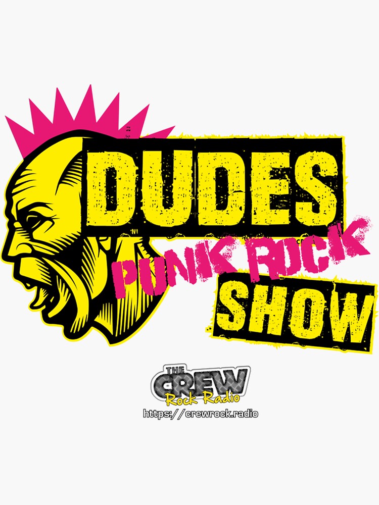 "Dudes Punk Rock Show 1 the crew" Sticker for Sale by MADISONJERNIGAN