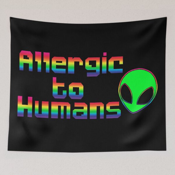 Item preview, Allergic to Humans designed and sold by ReverendMothman.