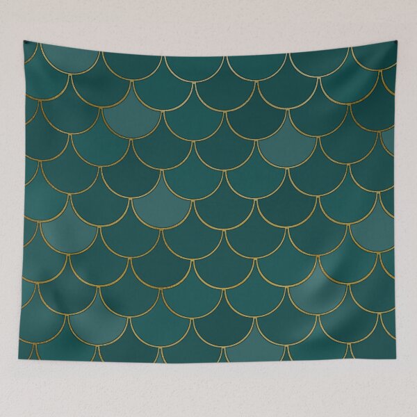 Item preview, Tidewater Green Mermaid Scales designed and sold by morenom73.