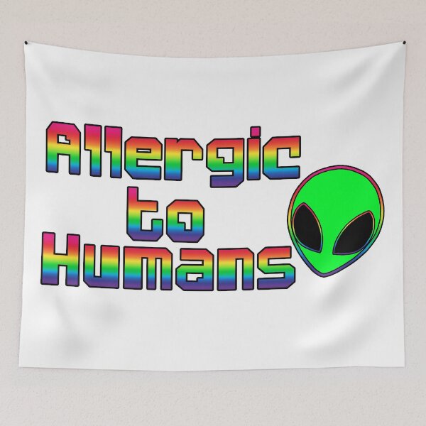 Item preview, Allergic to Humans designed and sold by ReverendMothman.