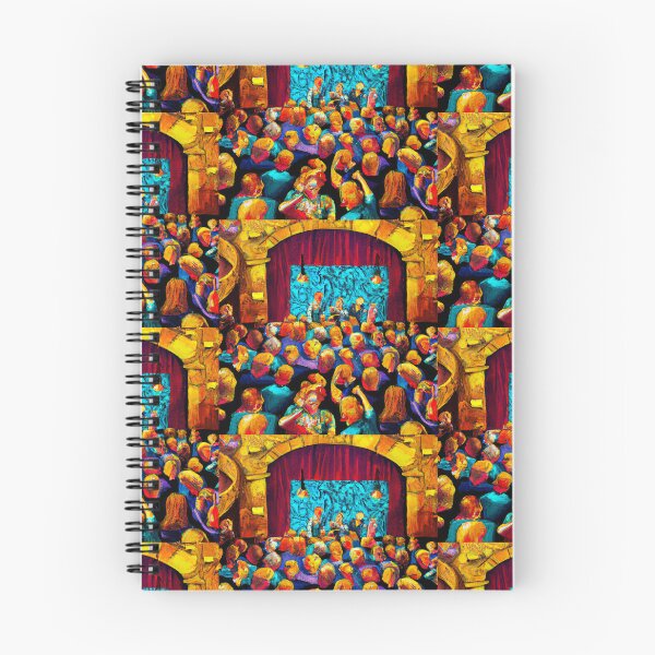 Item preview, Crowded Comedy Club - Celebrate the Laughter - Colorful Painting designed and sold by Art of Laughter.