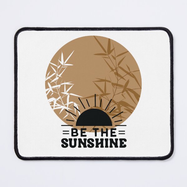 Item preview, Be the sunshine - Positive Quote with a Round Background - Japanese Style designed and sold by Mechanical-Artt.