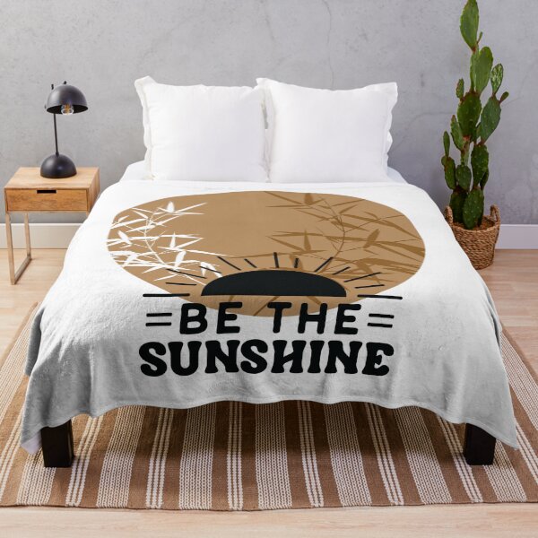 Item preview, Be the sunshine - Positive Quote with a Round Background - Japanese Style designed and sold by Mechanical-Artt.
