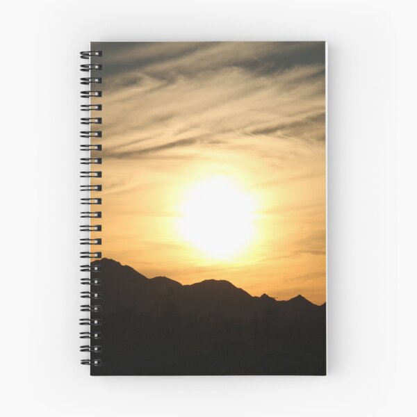 Item preview, Atardecer de silueta de montaña designed and sold by Skatter-Brained.