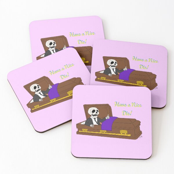 Item preview, Have a Nice Die! designed and sold by FoxTrotMadlyArt.