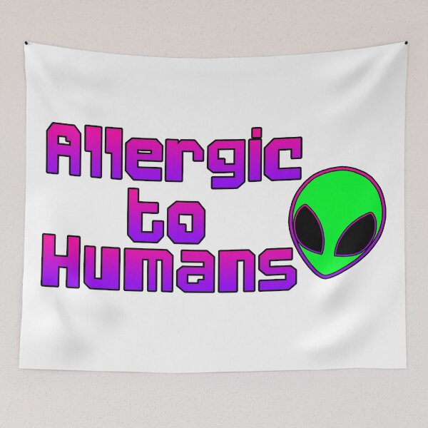 Item preview, Allergic to Humans designed and sold by ReverendMothman.