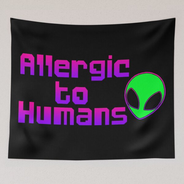 Item preview, Allergic to Humans designed and sold by ReverendMothman.