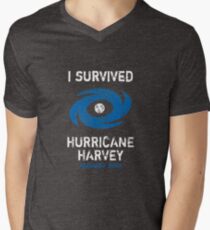I Survived Hurricane Harvey Texas 2017 Men's V-Neck T-Shirt