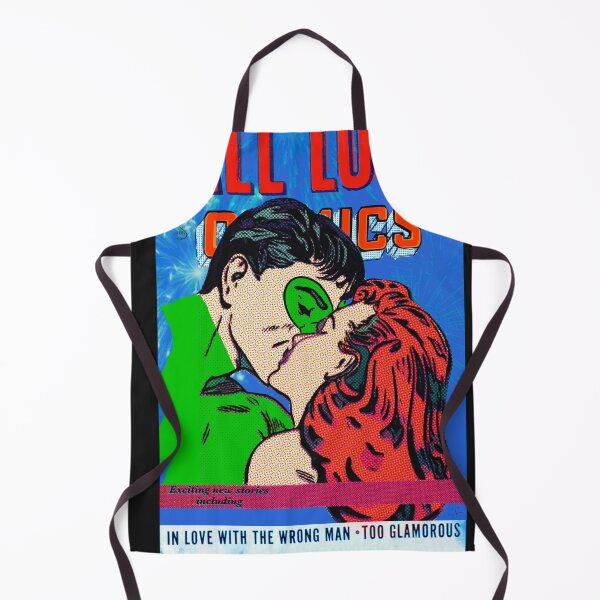 Item preview, Comic book cover | Retro| Superhero kiss | Vintage | Lichtenstein Inspired designed and sold by spinolator.
