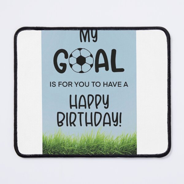 Item preview, Happy Birthday Goal Soccer Greeting Card | Soccer Birthday Card designed and sold by DreamDesignsByT.