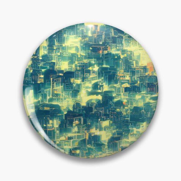 Item preview, Anime Night Cityscape  designed and sold by Art-of-AI.