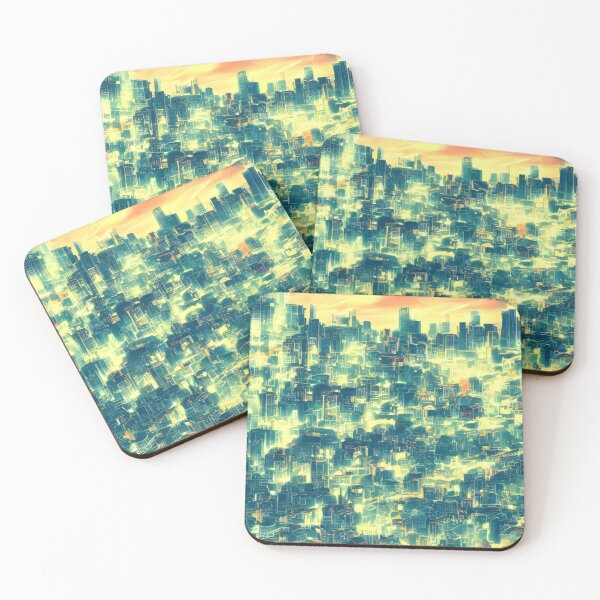 Item preview, Anime Night Cityscape  designed and sold by Art-of-AI.