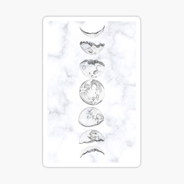 Marble Moons Sticker