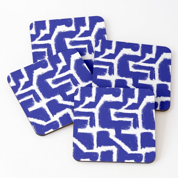 Item preview, mud cloth in blue and white designed and sold by swellart.