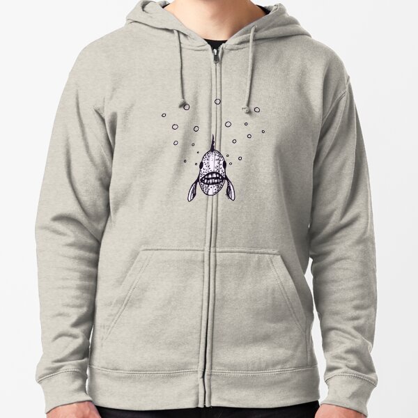 HelloFish Zipped Hoodie