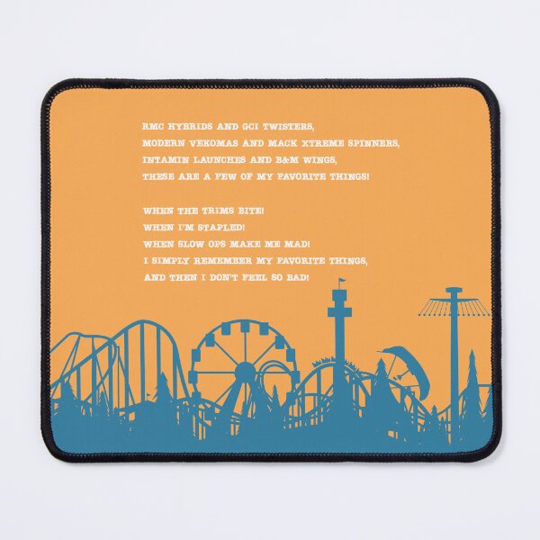 Item preview, Coaster Enthusiast Favorite Things designed and sold by Thrilltography.