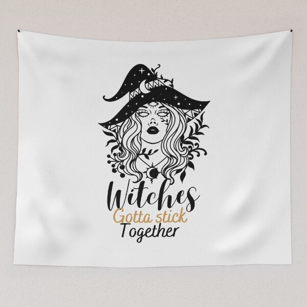 Item preview, Witches Gotta Stick Together designed and sold by flutifull.