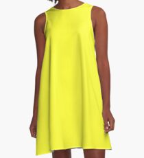 Daffodil Yellow A-Line Dress