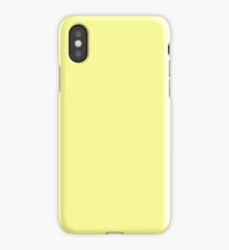 Pastel Yellow iPhone Case