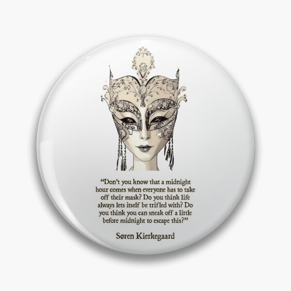Artikelvorschau, Wenn die Maske fällt (Søren Kierkegaard) entworfen und verkauft von NuminousYes.