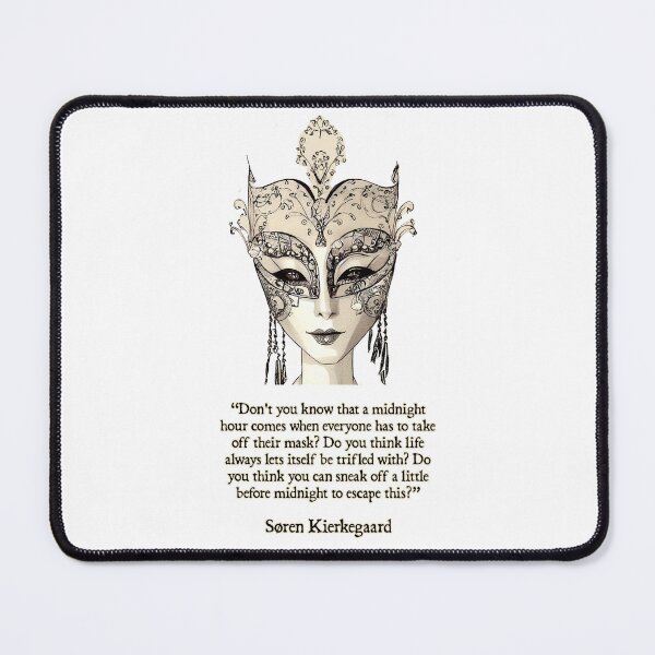 Item preview, When the Mask Comes Off (Søren Kierkegaard) designed and sold by NuminousYes.