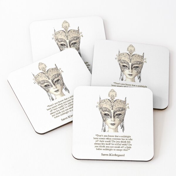 Item preview, When the Mask Comes Off (Søren Kierkegaard) designed and sold by NuminousYes.