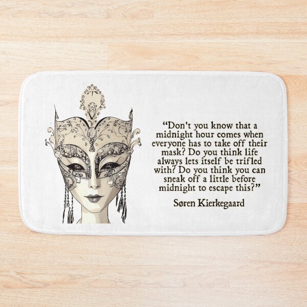 Item preview, When the Mask Comes Off (Søren Kierkegaard) designed and sold by NuminousYes.