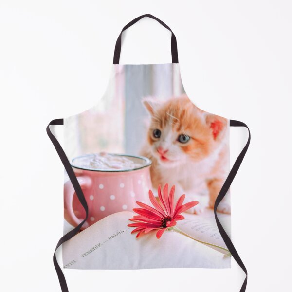 Item preview, SUBLIME #31 - Adorable Kitten Mug and Red Flower designed and sold by DEL-Productions.