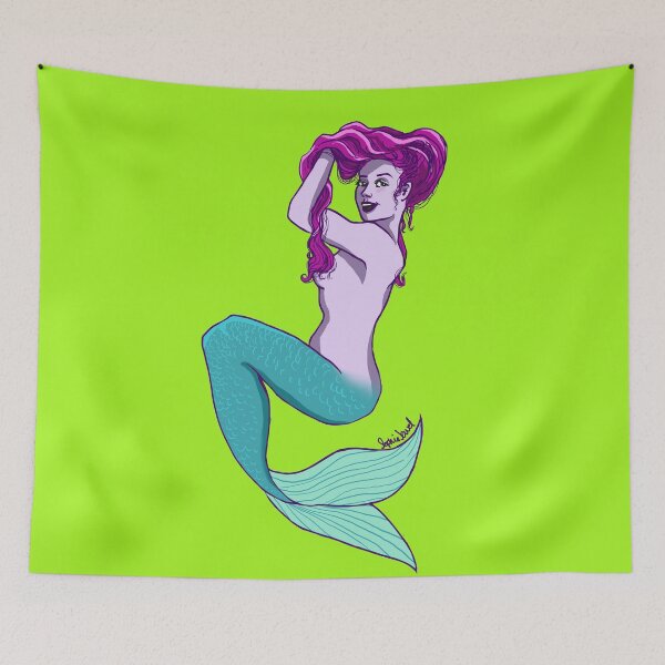 Aperçu de l'œuvre Sirène Pin-up créée et vendue par SophieJewel.