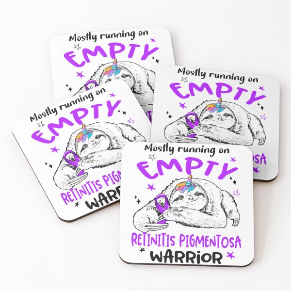 Item preview, Mostly running on Empty Retinitis Pigmentosa Warrior designed and sold by ElizabethS809.