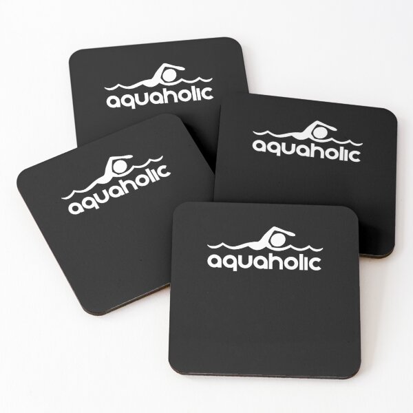 Item preview, Aquaholic design for swimmers designed and sold by WinonaRideout.