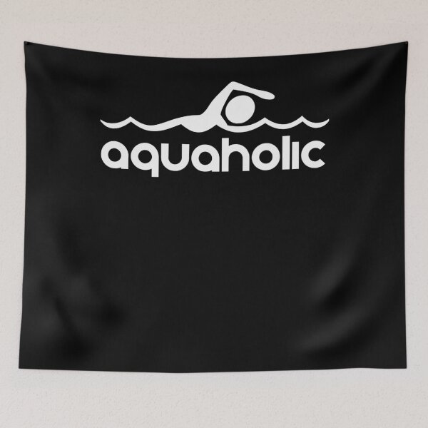 Item preview, Aquaholic design for swimmers designed and sold by WinonaRideout.