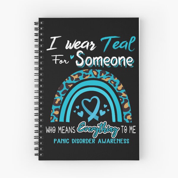 Item preview, Panic Disorder Awareness I Wear Teal for Someone Who Means Everything To Me designed and sold by GennieShop.