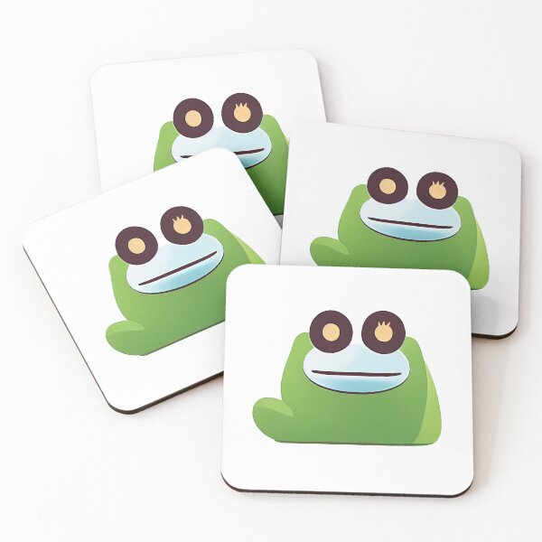 Item preview, Frog Character emoji emoticon  - Created by Artificial Intelligence designed and sold by Created-by-AI.