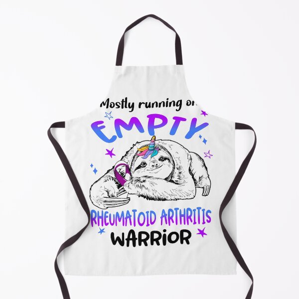 Item preview, Mostly running on Empty Rheumatoid Arthritis Warrior designed and sold by ElizabethS809.