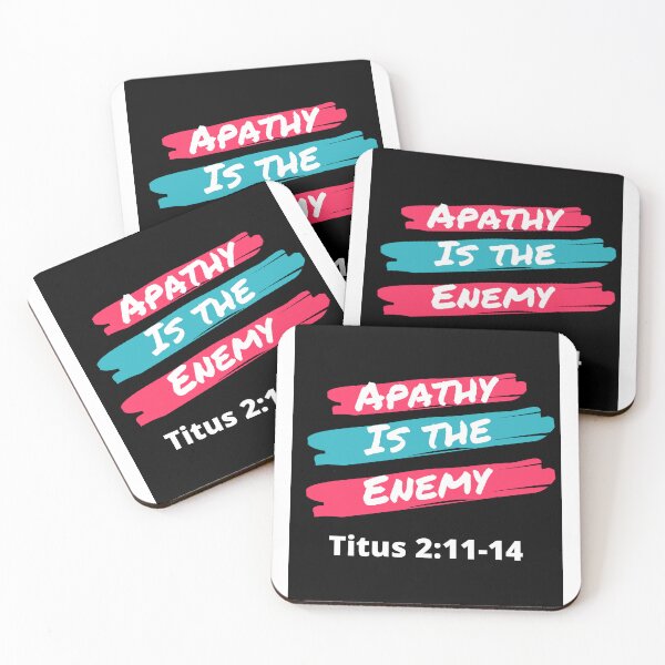 Item preview, Apathy is the Enemy designed and sold by SarahVGarrett.