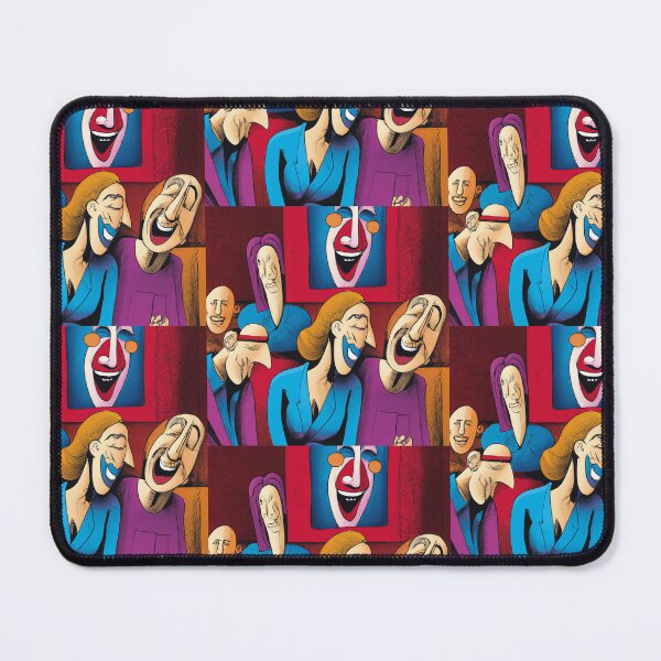 Item preview, Cubist Comedy Club 2 - Celebrate the Laughter - Colorful Painting designed and sold by Art of Laughter.