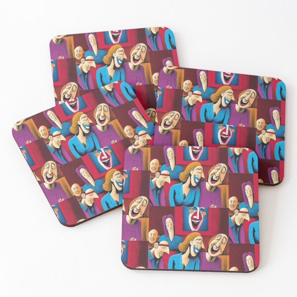 Item preview, Cubist Comedy Club 2 - Celebrate the Laughter - Colorful Painting designed and sold by Art of Laughter.