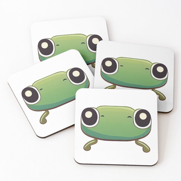 Item preview, Frog Character emoji emoticon  - Created by Artificial Intelligence designed and sold by Created-by-AI.