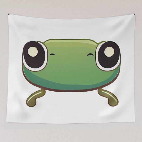 Item preview, Frog Character emoji emoticon  - Created by Artificial Intelligence designed and sold by Created-by-AI.