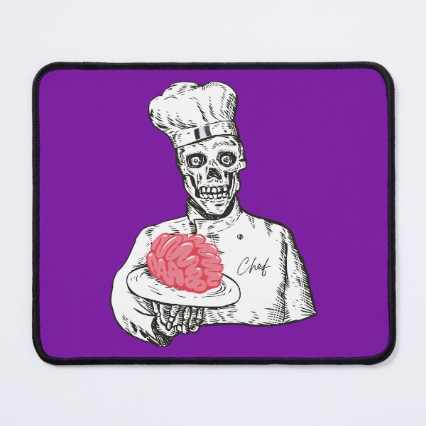 Item preview, Dinner is SERVED - Dead Chef serving brains designed and sold by MyMerch4u.