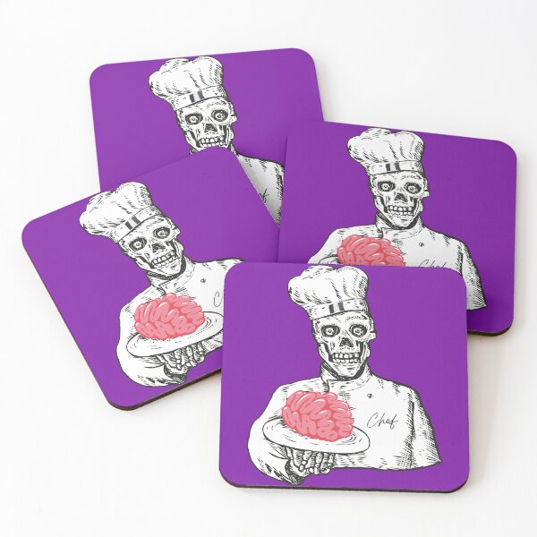 Item preview, Dinner is SERVED - Dead Chef serving brains designed and sold by MyMerch4u.