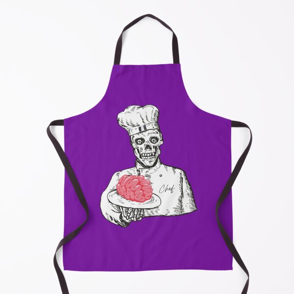 Artikelvorschau, Das Abendessen ist SERVIERT - Der tote Koch serviert Gehirne entworfen und verkauft von MyMerch4u.